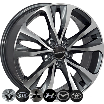 Диски - Zorat Wheels BK5212 GP